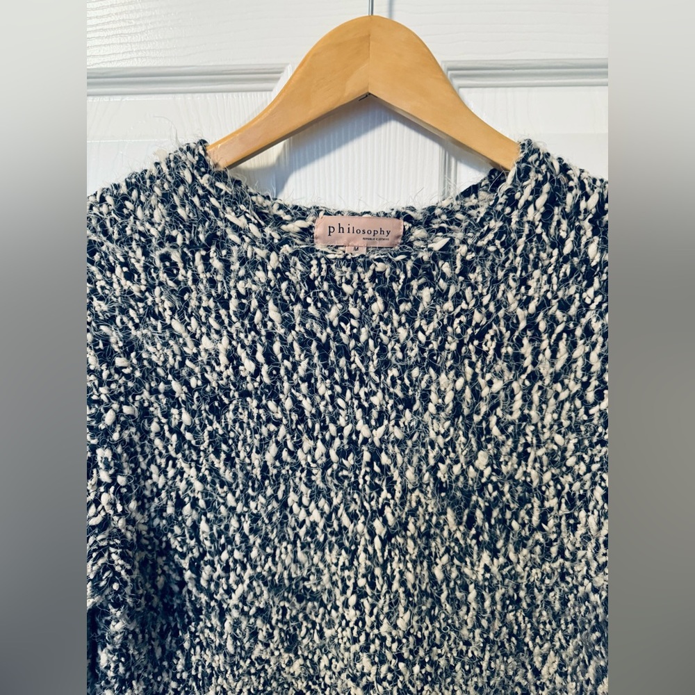 Philosophy Pullover Cozy Sweater M
